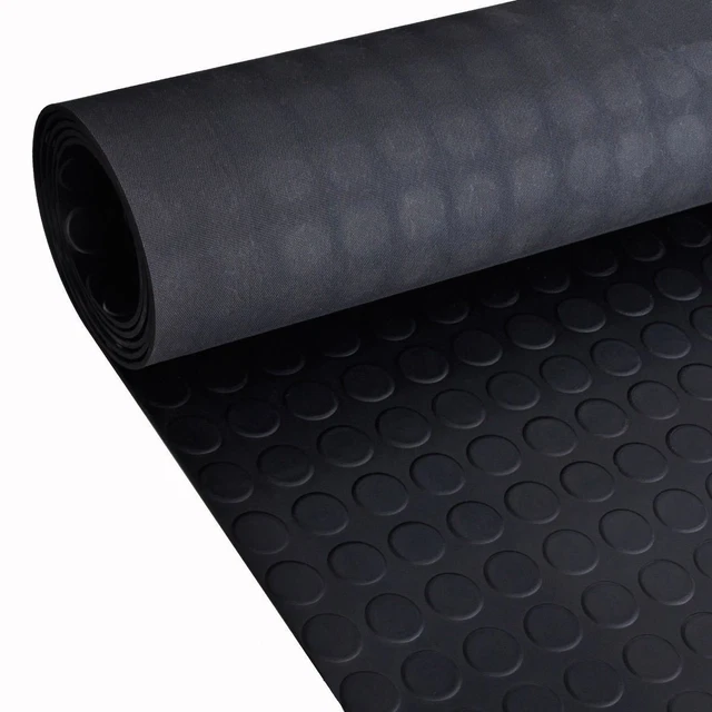 COIN PENNY RUBBER Flooring Matting Roll HeavyDuty NonSlip Garage Van