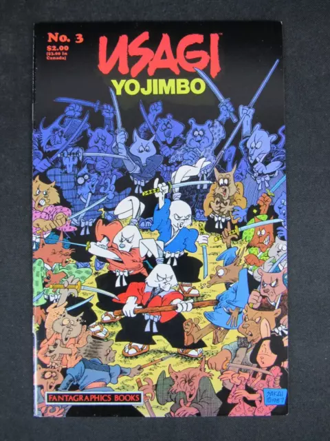 Usagi Yojimbo #3 (1987) Fantagraphics Stan Sakai TMNT VF 8.0 AW051