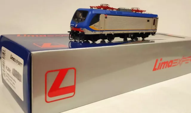 Lima art.HL2661 FS locomotiva E 464-708 livrea DTR blu e grigio ep. VI