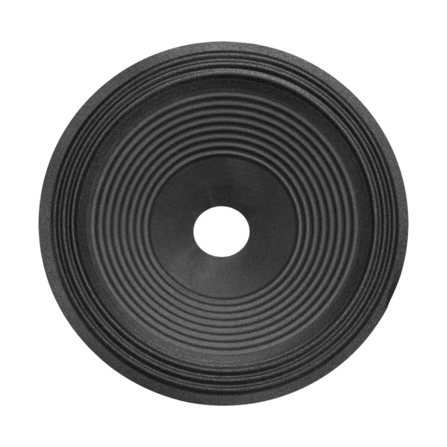 10" Paper Speaker Cone Drum Ripple Paper 1.4" Coil with 3 Cloth Surround Black