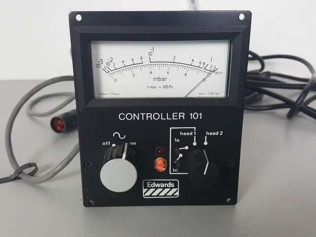 Edwards Vacuum Gauge / Pump Controller 101 C/N D361-09-000 Lab