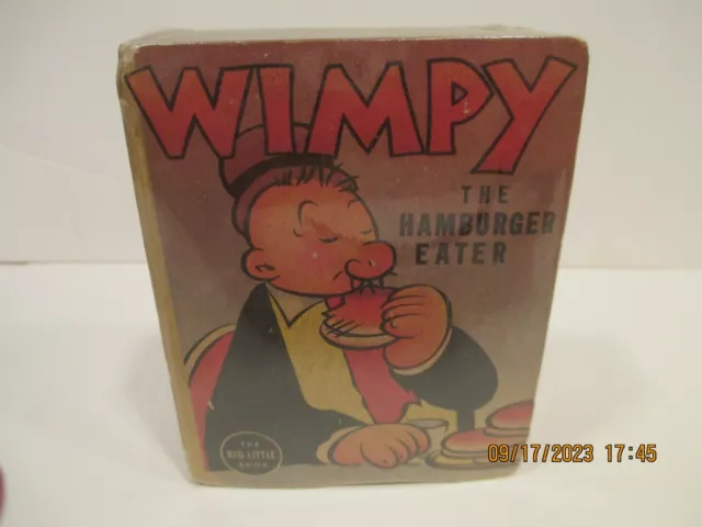 Big Little Big Book - Wimpy the Hamburger Eater - From Popeye.