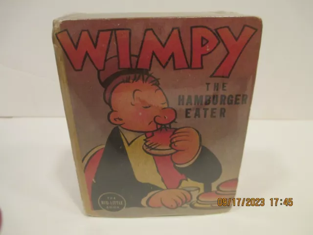 Big Little Big Book - Wimpy the Hamburger Eater - From Popeye. Big Little Big Book - Wimpy the Hamburger Eater - From Popeye.