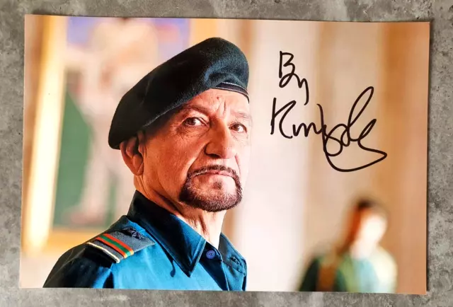 BEN KINGSLEY original signed Autogramm  20x30cm Handsigniert