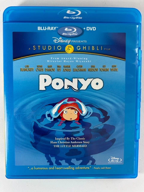 PONYO (BLU-RAY/DVD, 2008) Disney Studio Ghibli EUR 20,69 - PicClick FR