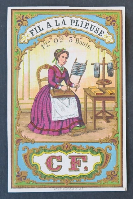 GRANDE ETIQUETTE JEU ancien LE CIRQUE fond BILLARD mécanique CLOWN old