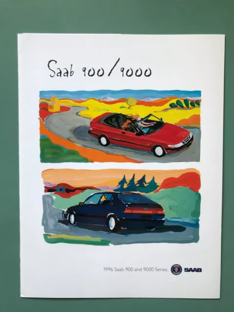 Vintage Auto Sales Brochure: 1996 Saab 900 and 9000 Series