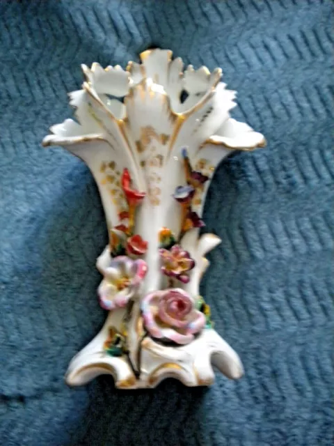 Grand vase de mariée en porcelaine de Paris - XIXème