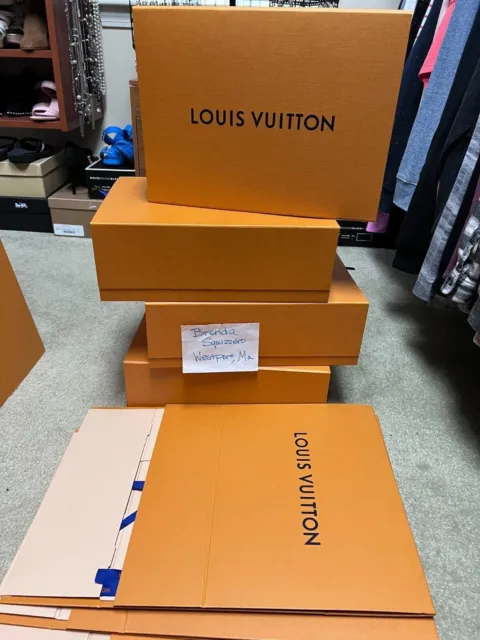 LOUIS VUITTON Large Magnetic Empty Gift Box 15.5” X13” X 7.5” see pictures