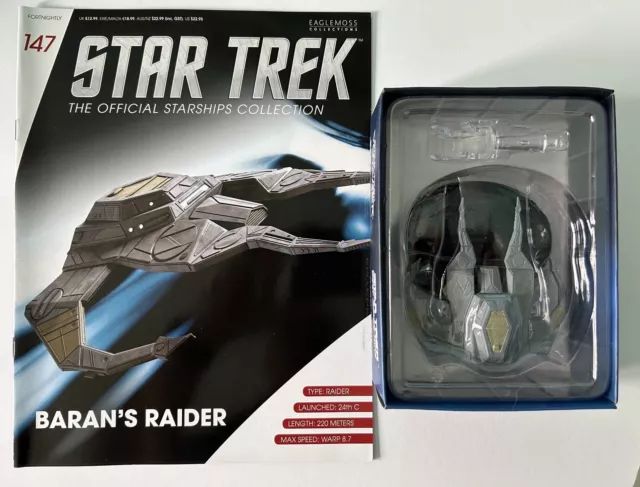 EAGLEMOSS Star Trek Starships Issue 147 - Baran's Raider + Mag - NEW