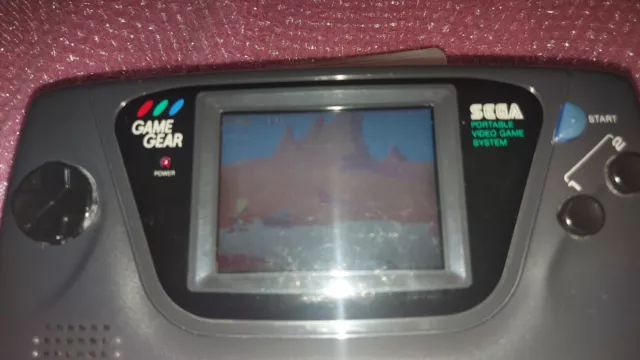 Sega Game Gear | Schwarz Handheld-Spielkonsole +2 Spiele