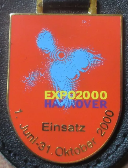 Brustanhänger  EXPO 2000 Hannover  EINSATZ 1.Juni - Oktober 2000 (E)