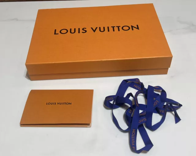 Vintage Louis Vuitton LV Paris Empty Box with Ribbon 11 x 8 x 2