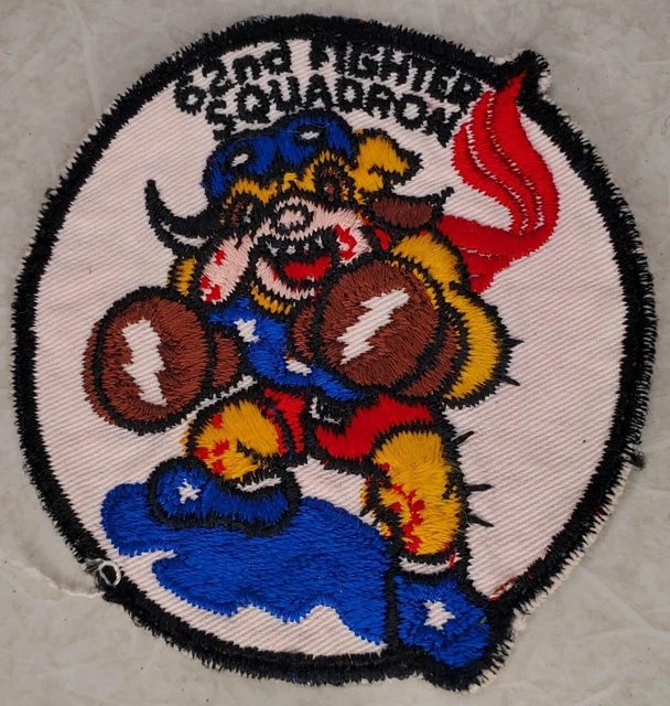 Vietnam WWII Embroidered Uniform Patch 62nd FIS Fighter Interceptor Squadron #30