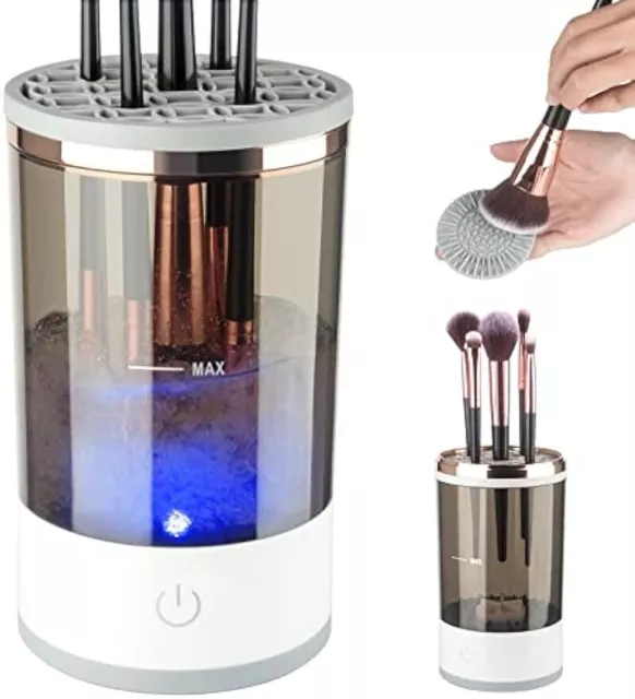 Automatic Brush Cleaner Electric Makeup Brush Cleaning Machine Fast Clean Dryer