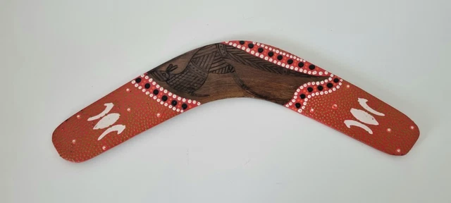 100% Australian Handmade Bumerang Känguru