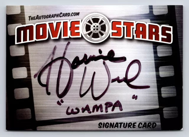 Howie Weed Authentic Autographed Signed Legendary Movie Stars Signature Card