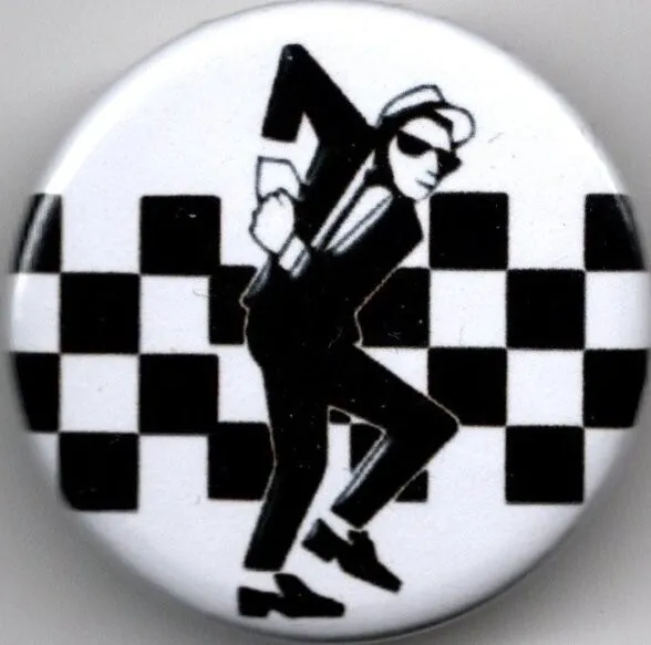 WALT JABSCO Pin Button Badge 25mm - SKA - 2TONE- MADNESS - SPECIALS - SELECTER