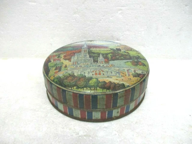 ANCIENNE BOÎTE À Bonbons Surfins J.Tissot Tôle Lithographiée Grand
