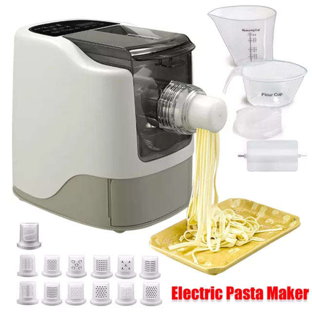 Smart Automatic Pasta Noodle Maker Machine 13 changeable Molds Kitchen Spaghetti