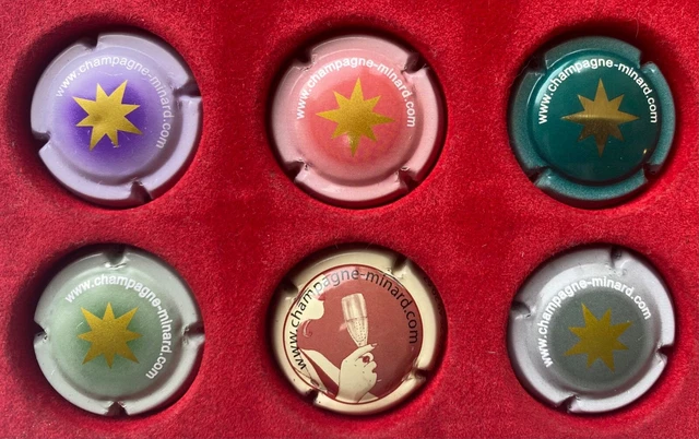 Série de capsules de Champagne MINARD - lot 6 capsules