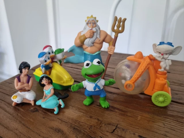 Vintage Fast Food Mixed Toy Lot 80s and 90s McDonald's Happy Meal Burger King