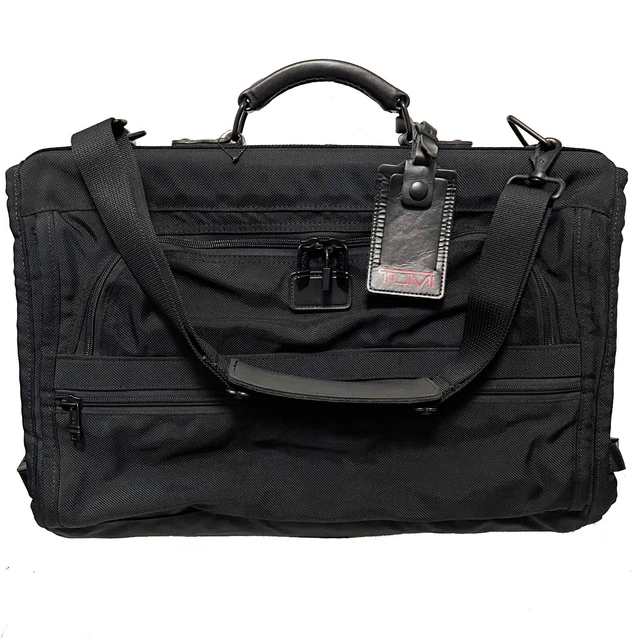 TUMI Ballistic Nylon / Leather Trifold Garment Bag