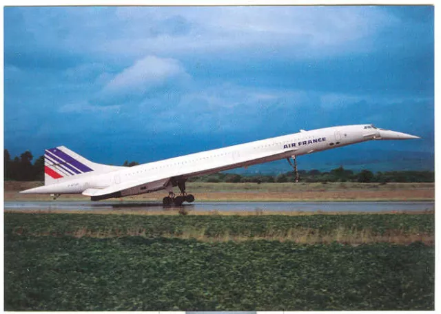 AIR FRANCE CONCORDE - Aviation Postcard Airlines-TAX-019