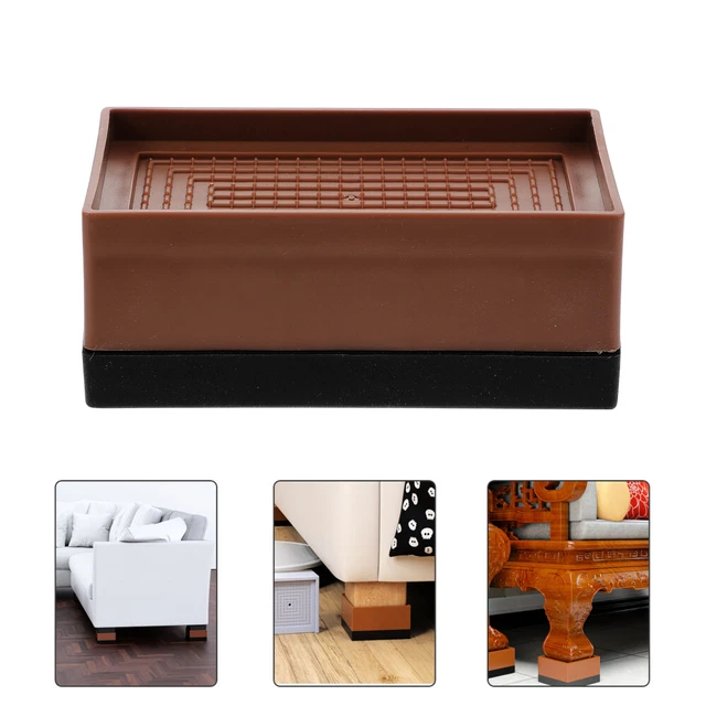 4 pz rialzi gambe tavolo scaffale rialzato mobili retrò accessori tavolo in legno