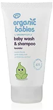 Organic Babies Baby Wash & Shampoo - Lavender (150ml)