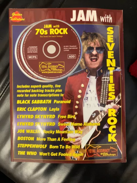 Jam with Seventies Rock [2 CDs]: (Total Accuracy Guitar Workshops)