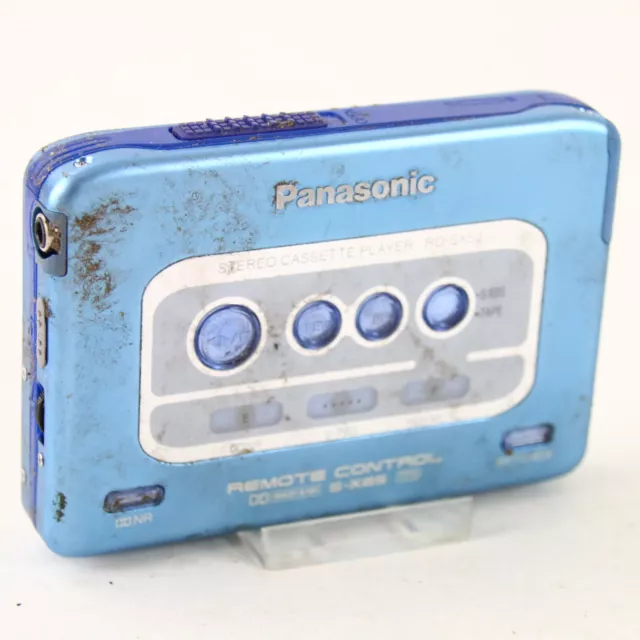 Tragbarer Cassette Player Recorder Panasonic RQ-SX52 Blau Defekt