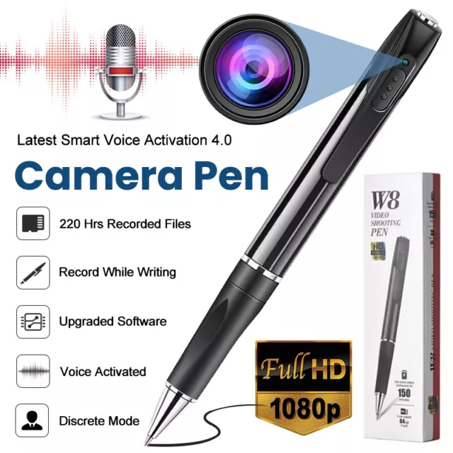 Voice Recorder Pen Mini Digital Voice Activated Spy Recorder Rechargeable Device