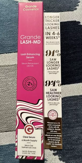 Grande Cosmetics GrandeLASH-MD eyeLash brow Serum 4ml/0.07floz  Exp 03/24