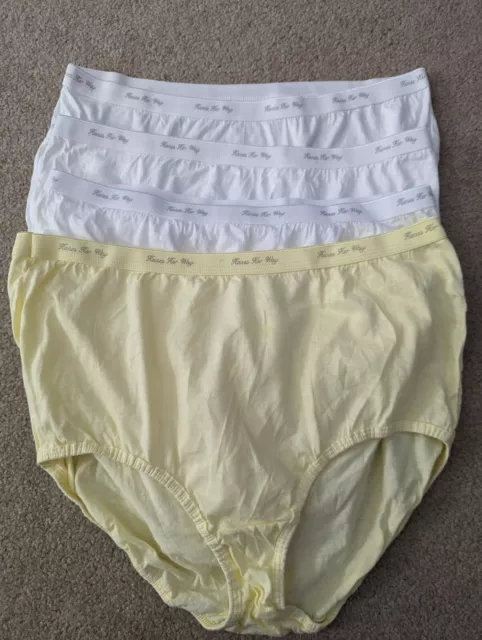 6 PACK Hanes X-Temp Girls Assorted Underwear Panties Multicolor Size Large  NWOT