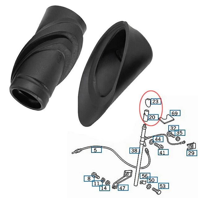 Joint D'antenne Pour Mercedes W124 Break/T Berline/Berline - Caoutchouc Neuf - Modèle D'origine