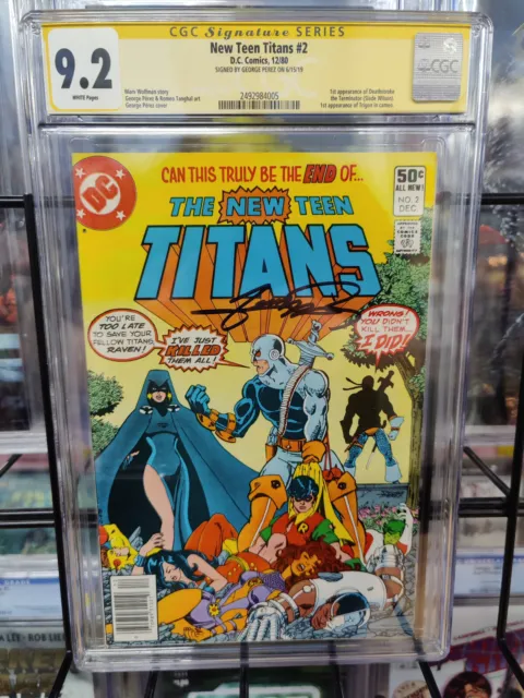 New Teen Titans #2 (1980) - Cgc Grade 9.2 - 1St Appearance Of Deathstroke!