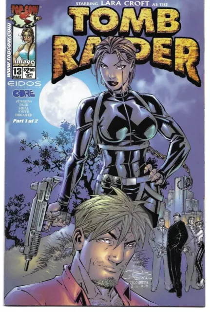 TOMB RAIDER (The Series) - Vol. 1 No. 13 (May 2001) ~ LARA CROFT VARIANT COVER A