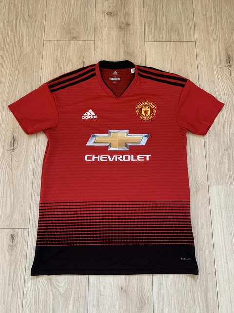 Manchester United 2018/2019 Original,Große S,Adidas Fußball Trikot,(CG0040)