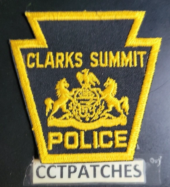CLARKS SUMMIT, PENNSYLVANIA Police Shoulder Patch Pa 9.99 PicClick