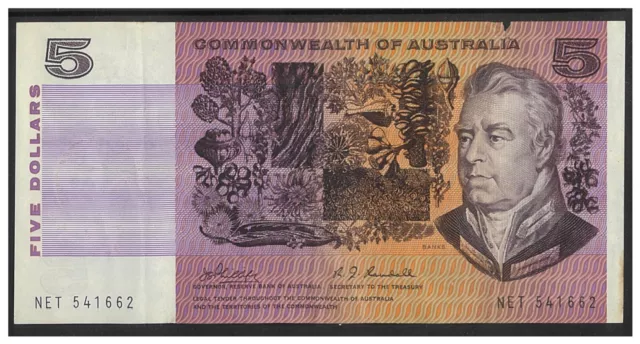 Commonwealth of Australia 1969 $5 Paper Banknote Phillips/Randall R203 gFine #8