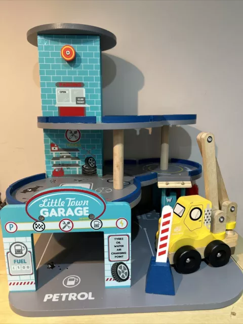 Little town wooden garage hot sale