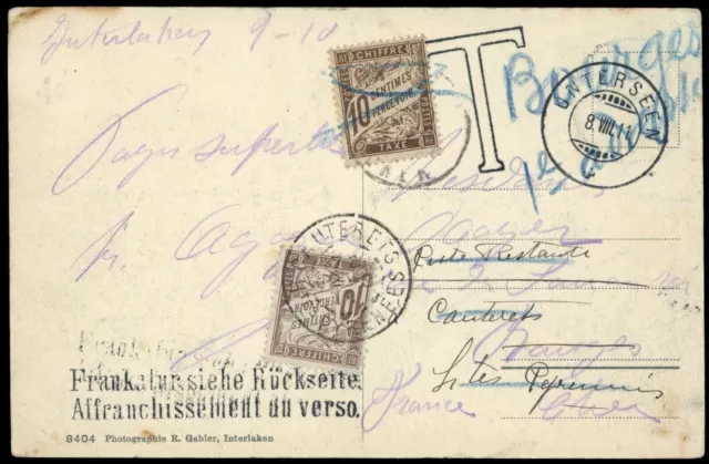 1911, Schweiz, 113 III u.a., Brief - 2804119