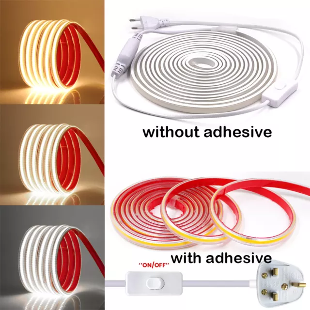 NEON COB LED Strip Light 220V High Density Flexible Tape Tape