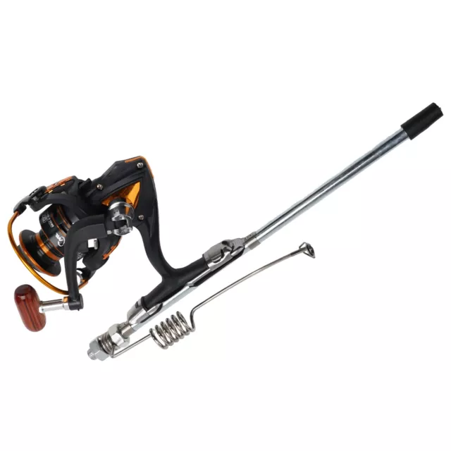 Kit de canne de mer portable avec moulinet de pêche en métal 32 cm 5000 G poid