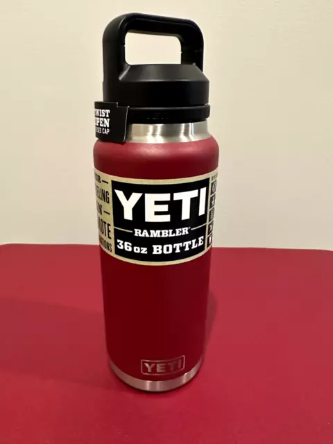 YETI Rambler 36 oz Bottle - Harvest Red- BNWT- AUTHENTIC