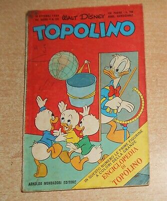 Ed.mondadori  Serie  Topolino   N° 220  1959  Originale  !!!!!