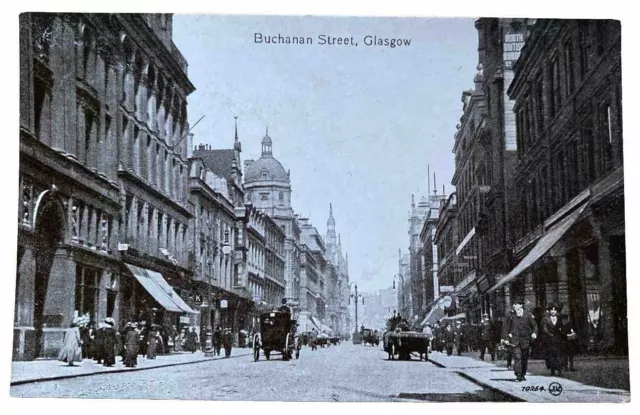 Buchanan Street, Glasgow (Valentine’s Series)  - c1910