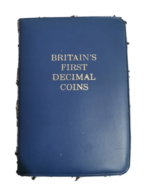 1968-1971 Britain First Decimal Coin Set.