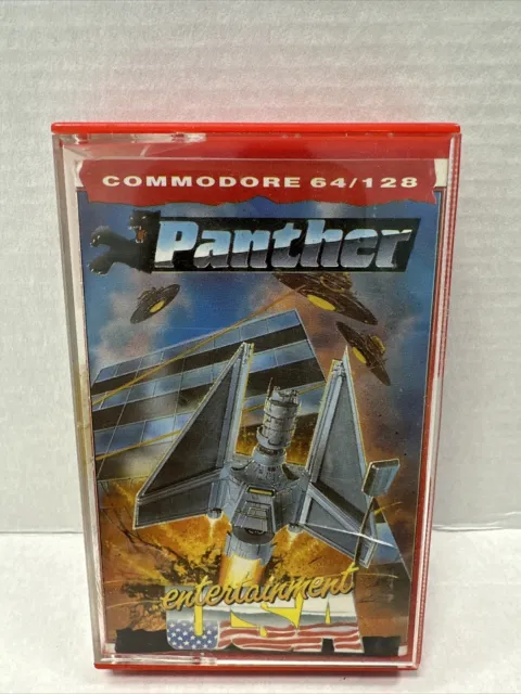 Panther COMMODORE 64/128 Cassette Game ENTERTAINMENT USA C64 CBM64